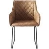 Eetkamerstoel Met Armleuning - Isco Drive Dining Armchair - Bruin