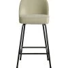 BePureHome Vogue Barstoel - Fluweel - Pistache - 89x50x55