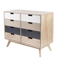 Leitmotiv Ladekast Snap Wood - Met 8 Lades - 78,5x36x65cm -Meubilair Verkoop 0972b8e4ed394459bc100ad68b136ef7