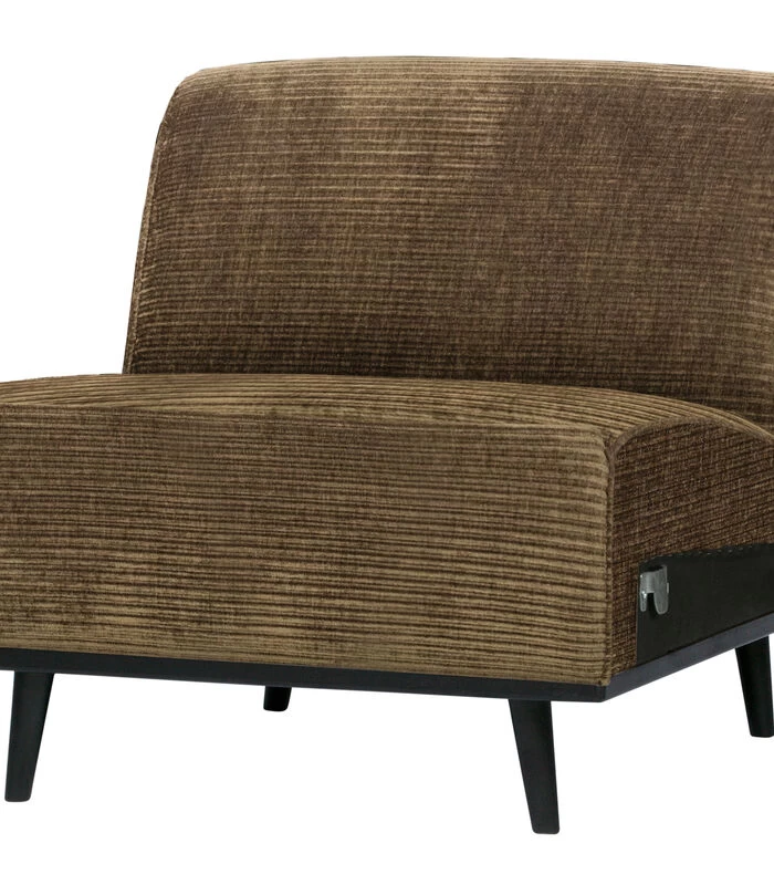 BePureHome Statement 1-Zits Element - Ribstof - Rock - 77x79x93 4 BePureHome Statement 1-Zits Element - Ribstof - Rock - 77x79x93 - Afbeelding 2