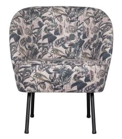 BePureHome Vogue Fauteuil - Velvet - Milk - 69x57x70
