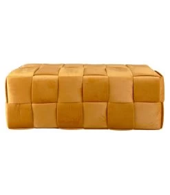 Leitmotiv Bank Weaved - Oker - 100x39x38cm -Meubilair Verkoop 0b69685958c34006bdcb0142ed5f781b