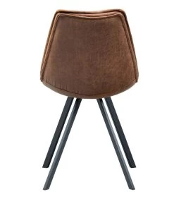 WOOOD Swen Eetkamerstoel - PU - Cognac - Set Van 2 -Meubilair Verkoop 0e6cdddbe1ec427d94b982929610a016