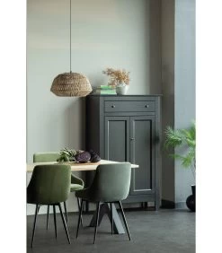 WOOOD Selin Eetkamerstoel - Fluweel - Grasgroen - Set Van 2 -Meubilair Verkoop 0e78691ea09f435c909a365bf0782a40