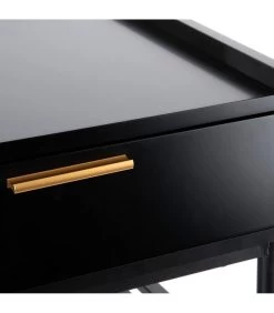 Leitmotiv Nachtkastje Marve - Zwart - 40x45x44 Cm -Meubilair Verkoop 114100072c0a4a138be10ac43db5e31b