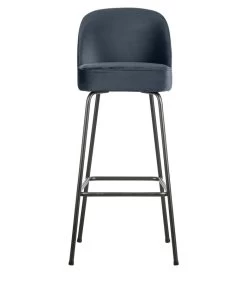 BePureHome Vogue Barstoel - Fluweel - Teal - 103x50x55