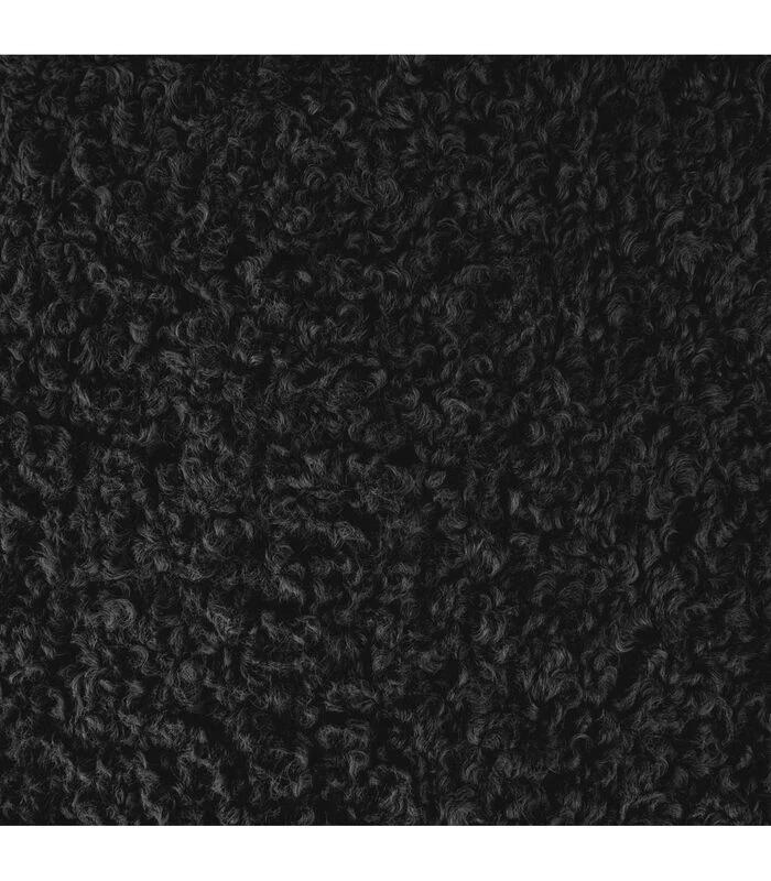 Leitmotiv Poef Cuddly - Zwart - 35x35x40 Cm 6 Leitmotiv Poef Cuddly - Zwart - 35x35x40 Cm - Afbeelding 4