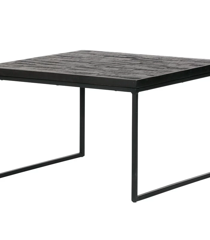 BePureHome Sharing Bijzettafel - Hout/Metaal - Zwart - 38x60x60 4 BePureHome Sharing Bijzettafel - Hout/Metaal - Zwart - 38x60x60 - Afbeelding 2