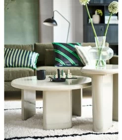 VTwonen Beach Small Bijzettafel - Mango Hout - Clay - 53x64x51 -Meubilair Verkoop 13055f1226ac47ff9a167e5ff2632018