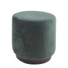 Leitmotiv Poef W. Wood Rim - Velvet Donker Groen - Medium - 36x38cm -Meubilair Verkoop 133876084c6e4c1d8fbbe332014bbae5