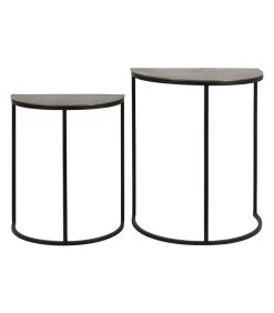 Bijzettafel Peto - Brons - Set