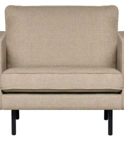 BePureHome Rodeo Stretched Fauteuil - Polyester - Sahara - 85x105x86