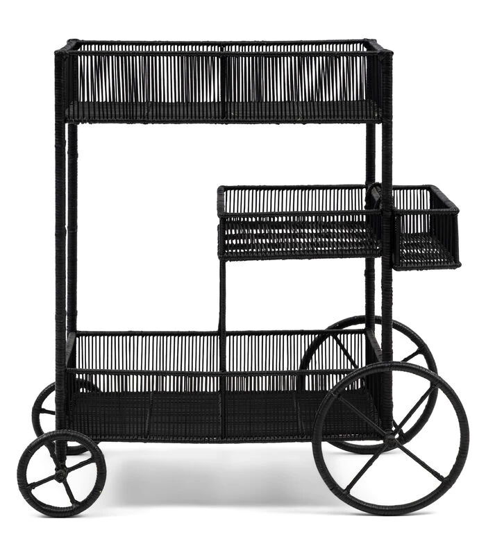 Keukentrolley - Drankbar - Punta Cana Trolley - Zwart 3 Keukentrolley - Drankbar - Punta Cana Trolley - Zwart