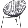 WOOOD Loungestoel Buiten Jane - PE/Metaal - Inkt - 88x72x81 -Meubilair Verkoop 19401b555fe6439182fd64721031dcc7
