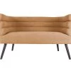 Leitmotiv Bank Explicit - Suede Look Okergeel - 128x71x74cm -Meubilair Verkoop 1941ca17954c42f19cd40cb1bbb3f01b