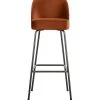 BePureHome Vogue Barstoel - Fluweel - Roest - 103x50x55