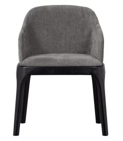 VTwonen Scroll Eetkamerstoel - Stof - Warm Grijs - 76x53x50 -Meubilair Verkoop 1b48669b60774fdfb97bb5eea68b1810