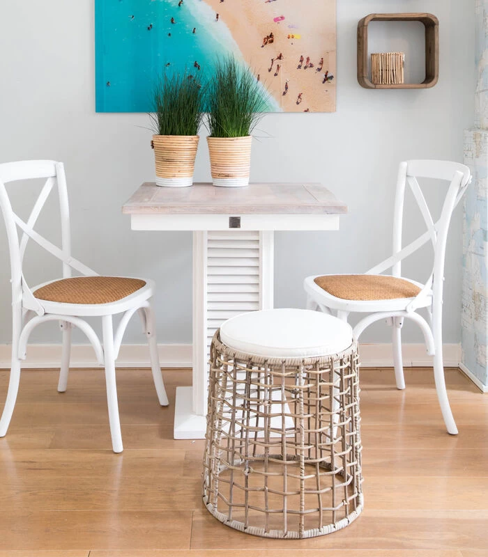 Saint Etienne Dining Chair White - (LxBxH) 50x50x98 Cm 4 Saint Etienne Dining Chair White - (LxBxH) 50x50x98 Cm - Afbeelding 2