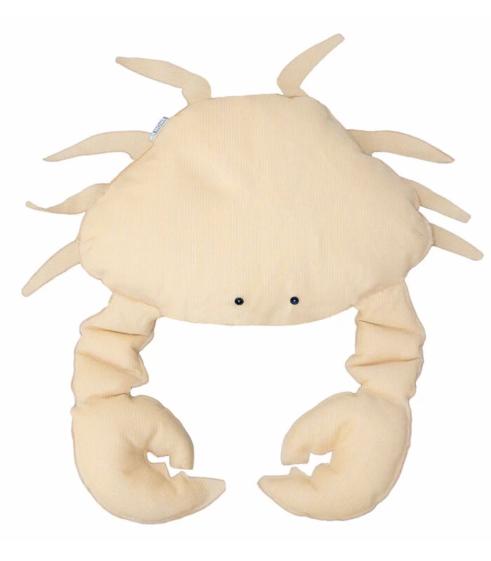 Drijvende XL-buitenpoef Krabvorm Raffia-effect 3 Drijvende XL-buitenpoef Krabvorm Raffia-effect