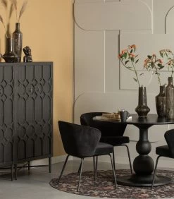 BePureHome Bequest Opbergkast - Hout - Zwart - 143x75x40 -Meubilair Verkoop 1ddd68eea05348b2a7997824ce2deef4