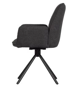 Amber Draai Eetkamerstoel - Boucle - Grijs - Set Van 2 -Meubilair Verkoop 1e337ae419f7473d836d523e68d8131f