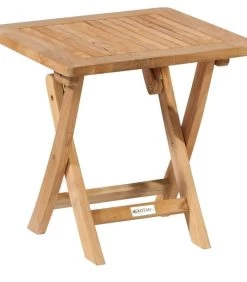 Inklaptafel Tuin Folding - Teak - Naturel - 45x45x45
