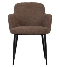 VTwonen Dining Eetkamerstoel - Teddy - Taupe - 83x62x53