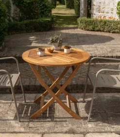 Inklaptafel Tuin Folding - Teak - Naturel - 75x80x80 -Meubilair Verkoop 1fa03f41f8f349d8a9dfd200ea6db380