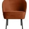 BePureHome Vogue Fauteuil - Fluweel - Roest - 69x57x70 -Meubilair Verkoop 23083abb4fcc437fb6bef27dea12c27c