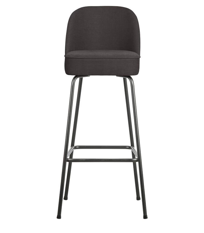 BePureHome Barstoel Vogue - Geweven Stof - Donkergrijs - 103x50x55 3 BePureHome Barstoel Vogue - Geweven Stof - Donkergrijs - 103x50x55