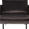 BePureHome Rodeo Fauteuil - Velvet - Antraciet - 85x105x86 -Meubilair Verkoop 2438b83738cf41379ebbeb3a2bef6fa4