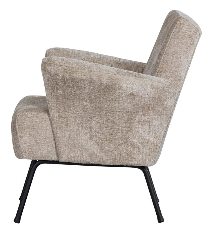 BePureHome Muse Fauteuil - Geweven Stof - Naturel - 77x73x70 6 BePureHome Muse Fauteuil - Geweven Stof - Naturel - 77x73x70 - Afbeelding 4