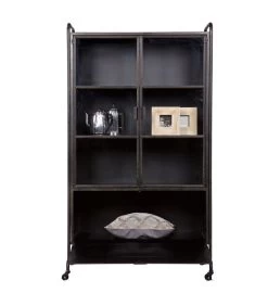 BePureHome Steel Storage Vitrinekast - Metaal - Zwart - 183x105x40 -Meubilair Verkoop 29533226a55b4cfea5c131c3e9b4c1ab