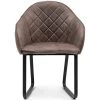 Eetkamerstoel Met Armleuning - Ritz Armchair - Bruin -Meubilair Verkoop 2b67a5672b5648bfa14c4905c57ce1ca
