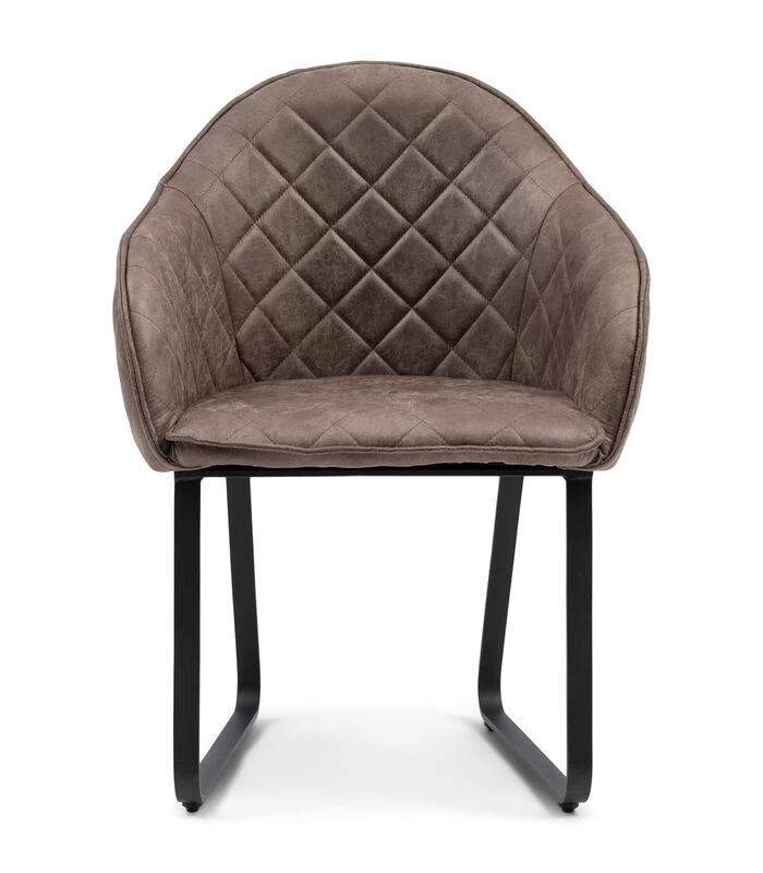 Eetkamerstoel Met Armleuning - Ritz Armchair - Bruin 3 Eetkamerstoel Met Armleuning - Ritz Armchair - Bruin
