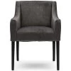 Eetkamerstoel Met Armleuning, Zwarte Poten - Savile Row Dining Armchair - Berkshire - Elephant Grijs - 1 Stuk -Meubilair Verkoop 2c1ac80c74e54456a2bede49befdbfa1
