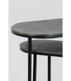 Bijzettafel Bocov - Zwart - 53x26x53cm -Meubilair Verkoop 2cc8fea43761471e8b36c357bc6fad51