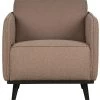 BePureHome Statement Fauteuil Met Arm - Boucle - Nougat - 77x72x93