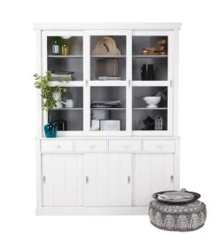 WOOOD Lagos Winkelkast - Grenen - Wit - 214x166x48 -Meubilair Verkoop 2fa6e59779c84eb5bb051c28c17b1500