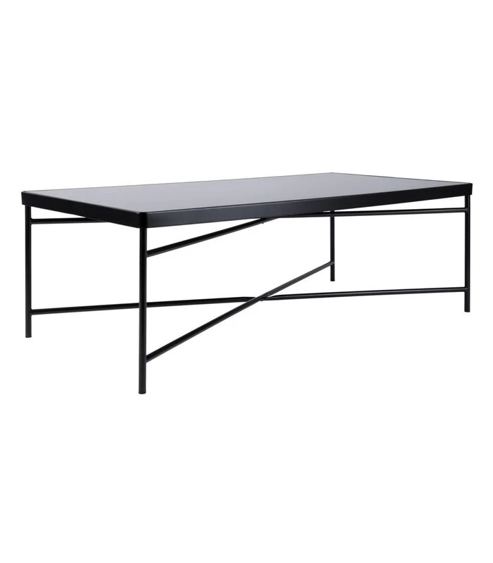 Leitmotiv Salontafel Smooth - Rechthoek Mat Zwart - 120x60x40cm 4 Leitmotiv Salontafel Smooth - Rechthoek Mat Zwart - 120x60x40cm - Afbeelding 2