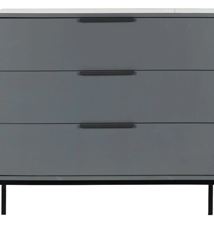 WOOOD Adam Ladekast - Grenen - Staal Grijs - 93x94x52 3 WOOOD Adam Ladekast - Grenen - Staal Grijs - 93x94x52