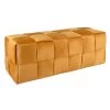 Leitmotiv Bank Weaved - Oker - 100x39x38cm