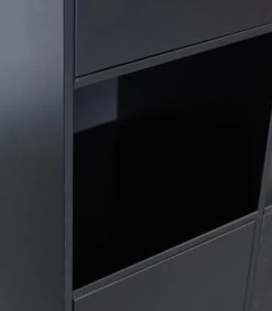 Exclusive Finca Opbergkast Rond Rechts - Zwart - 210x78x40 -Meubilair Verkoop 3286a32e6f0845d8931e855b383ef731