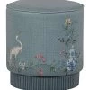 Pip Studio Poef Jolie Medium - Groen - 45x40x40 -Meubilair Verkoop 332092774e994878a54e5d4c3368a907