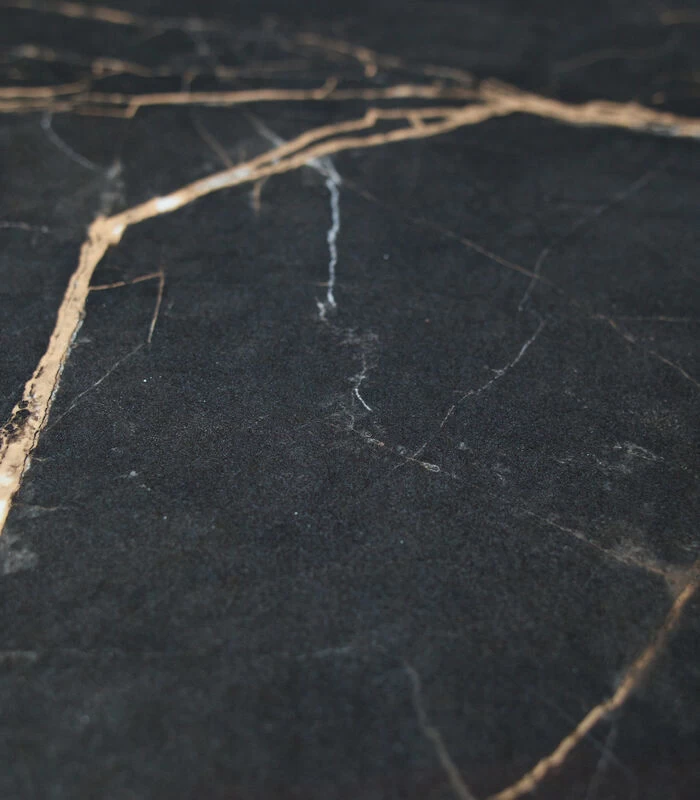 Exclusive Vida Bijzettafel - Porselein/Metaal - Zwart - 48x60x60 5 Exclusive Vida Bijzettafel - Porselein/Metaal - Zwart - 48x60x60 - Afbeelding 3