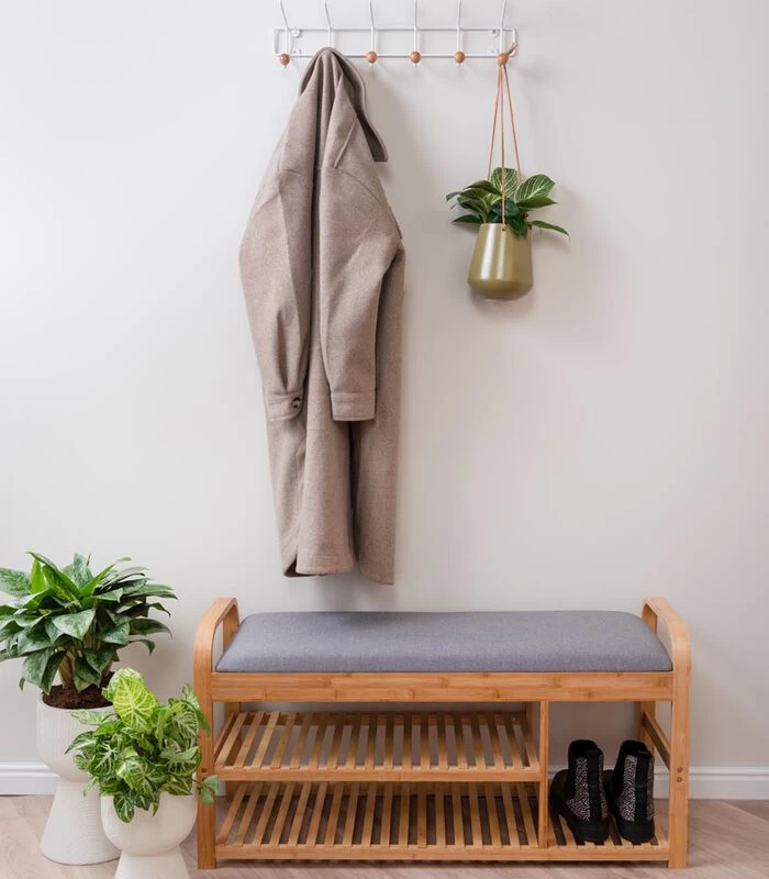 Leitmotiv Bank Arch - Bruin - 100x33x50 Cm 4 Leitmotiv Bank Arch - Bruin - 100x33x50 Cm - Afbeelding 2