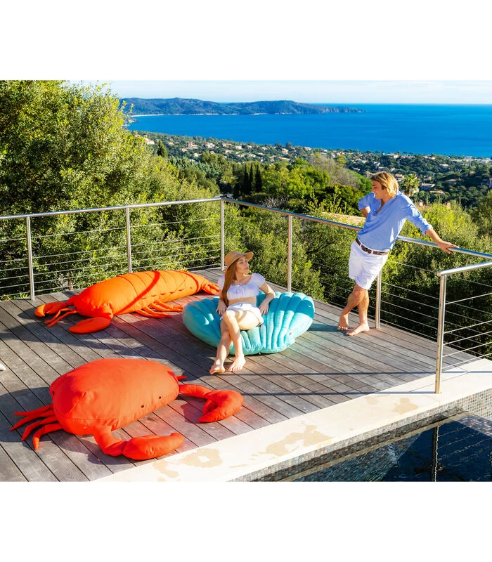 Drijvende XL-buitenpoef Krabvorm 5 Drijvende XL-buitenpoef Krabvorm - Afbeelding 3