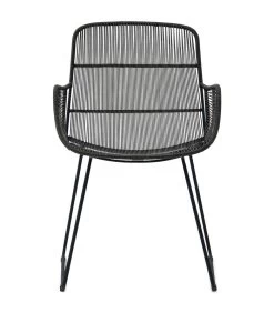 Tuinstoel - Draadstoel - Hartford Outdoor Dining Armchair - Zwart