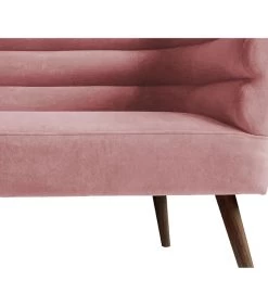 Leitmotiv Bank Explicit - Suede Look Roze - 128x71x74cm -Meubilair Verkoop 39af87f6127e4149988ac4d2acba52e6