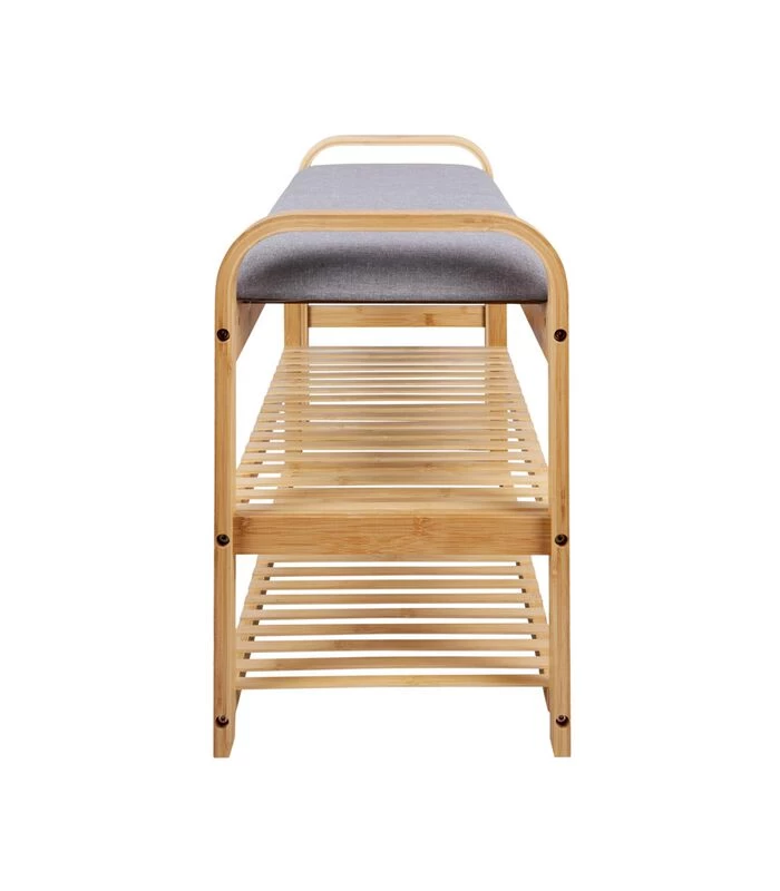 Leitmotiv Bank Arch - Bruin - 100x33x50 Cm 6 Leitmotiv Bank Arch - Bruin - 100x33x50 Cm - Afbeelding 4